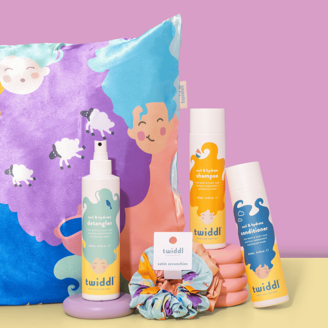 Twiddl Curl & Hydrate, Detangle & Protect Bundle for Kids