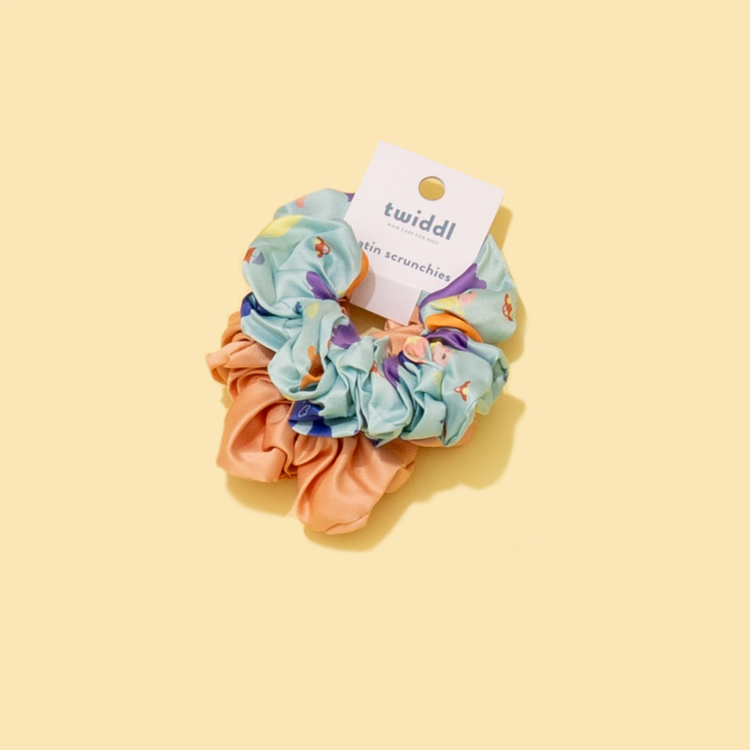 Satin Scrunchies for Kids